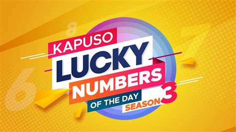 www.gmakapuso/luckynumber|Join the 'Kapuso Lucky Numbers of the Day' promo! .